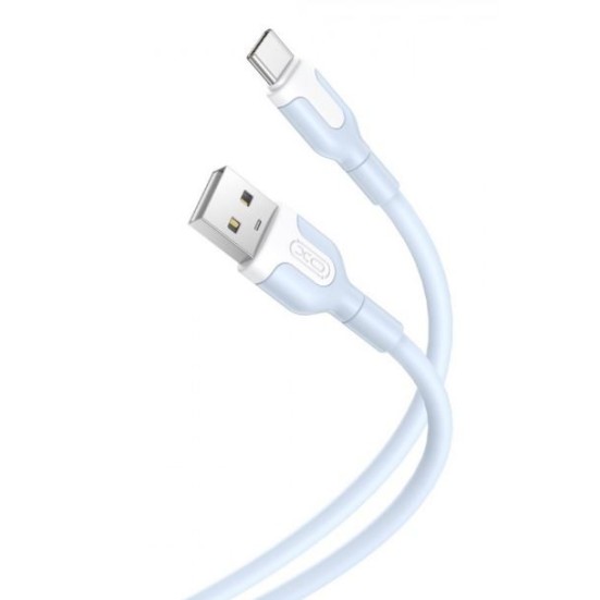 XO kabel NB212 USB - USB-C 1.0m 2.1A niebieski